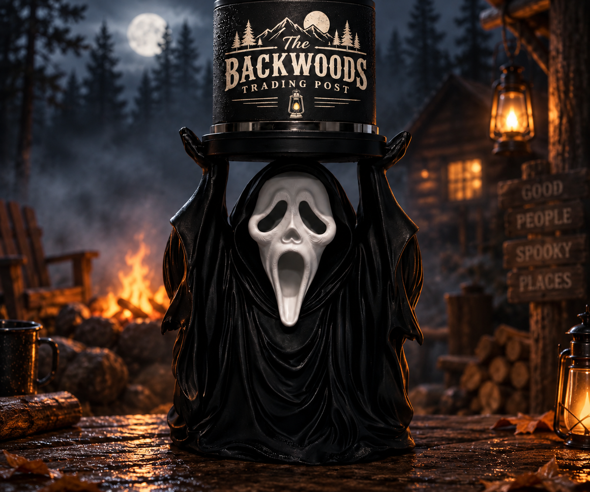 Spooky Mask Candle Holder