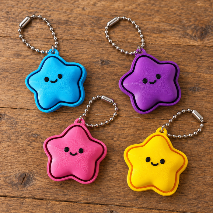Star Clicker Keychain